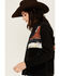 Image #2 - Hooey Women's Landscape Print Tech Fleece Jacket, Black, hi-res