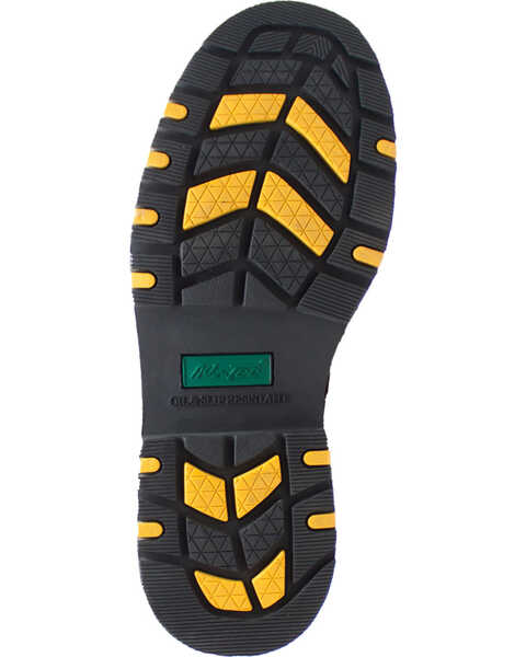 Image #4 - Ad Tec Men's 6" Leather EH Waterproof Work Boots - Steel Toe, Dark Brown, hi-res