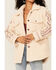 Image #3 - Driftwood Women's Cream Southwestern Pattern Sherpa Jacket, , hi-res