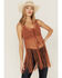 Idyllwind Women's Hawls Nest Crochet Vest, Pecan, hi-res
