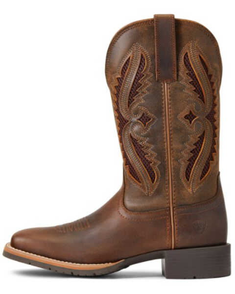 Image #2 - Ariat Women's Hybrid Rancher VentTEK 360° Western Performance Boots - Broad Square Toe, Brown, hi-res
