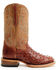 Image #2 - Shyanne Women's Brandie Exotic Ostrich Western Boots - Broad Square Toe, Brown, hi-res