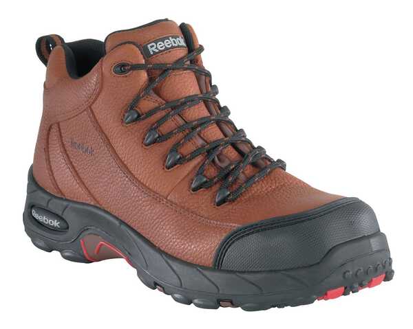 Image #1 - Reebok Women's Tiahawk Waterproof Sport Hiking Boots - Composite Toe, Brown, hi-res