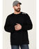 Image #4 - Ariat Men's FR Work Hard Live Free Long Sleeve T-Shirt, Black, hi-res