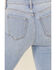 Image #3 - Cello Women's Light Wash High Rise Flare Frayed Hem Jeans, , hi-res