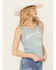 Image #2 - Bandit Women's Honky Tonk Tank Top, Blue, hi-res