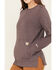 Carhartt Women's Force® Relaxed Fit Lightweight Sweatshirt , Wine, hi-res