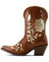 Image #2 - Ariat Women's Arrosa Floral Short Western Boots - Round Toe, Tan, hi-res