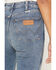 Image #4 - Wrangler Women's Dark Wash Mid Rise Bootcut Stretch Denim Jeans, Dark Wash, hi-res