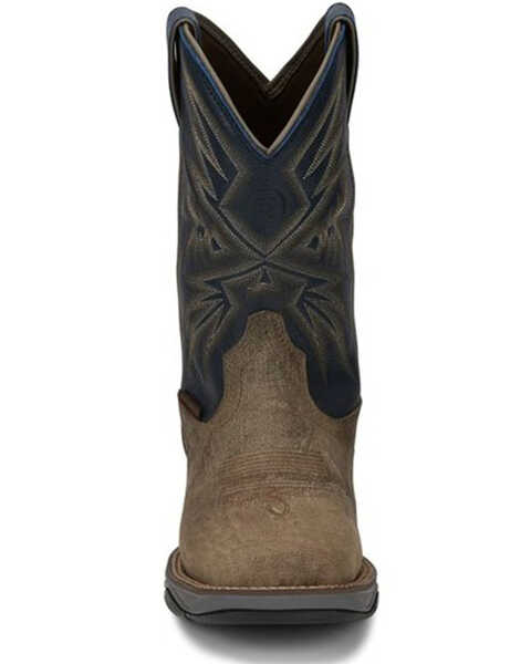 Tony Lama Men's Bartlett Stone Western Work Boots - Steel Toe, Brown, hi-res