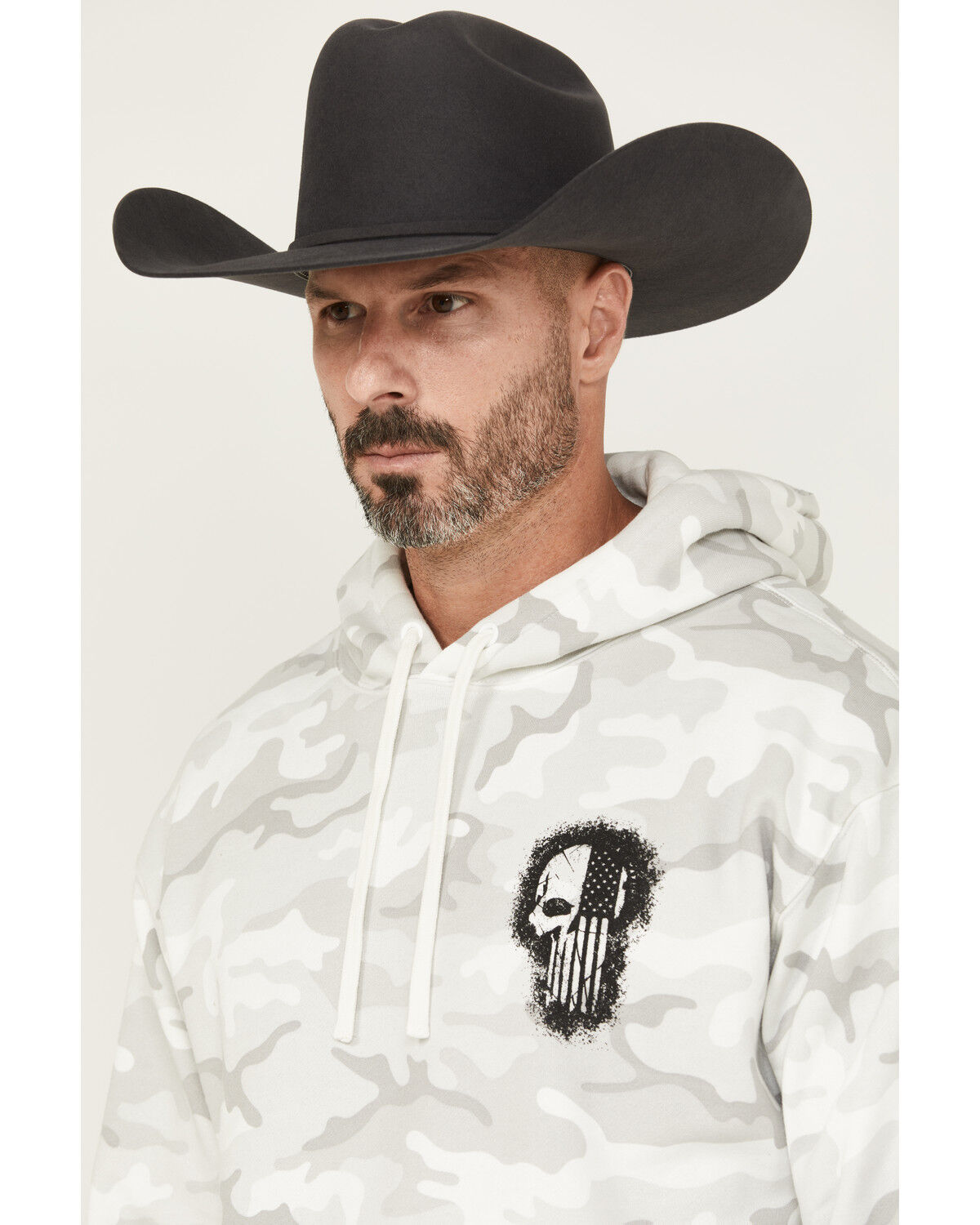 Image #2 - Howitzer Men's Peacemaker Camo Print Hooded Sweatshirt, , hi-res