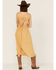 Image #4 - Sadie & Sage Women's Cali Livin Side Cut Out Midi Dress, Mustard, hi-res