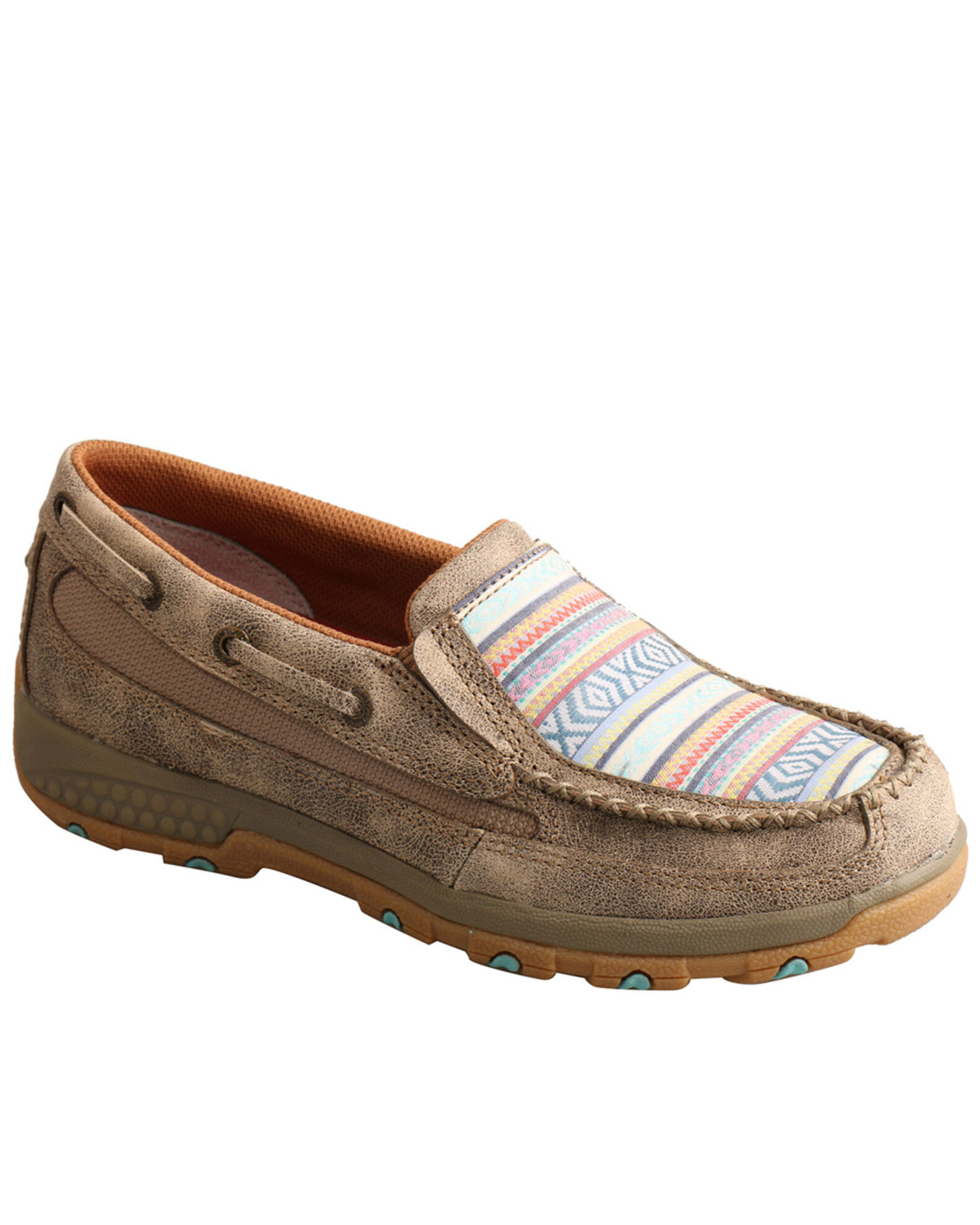 Twisted X Women s CellStretch Boat Shoes Moc Toe Sheplers