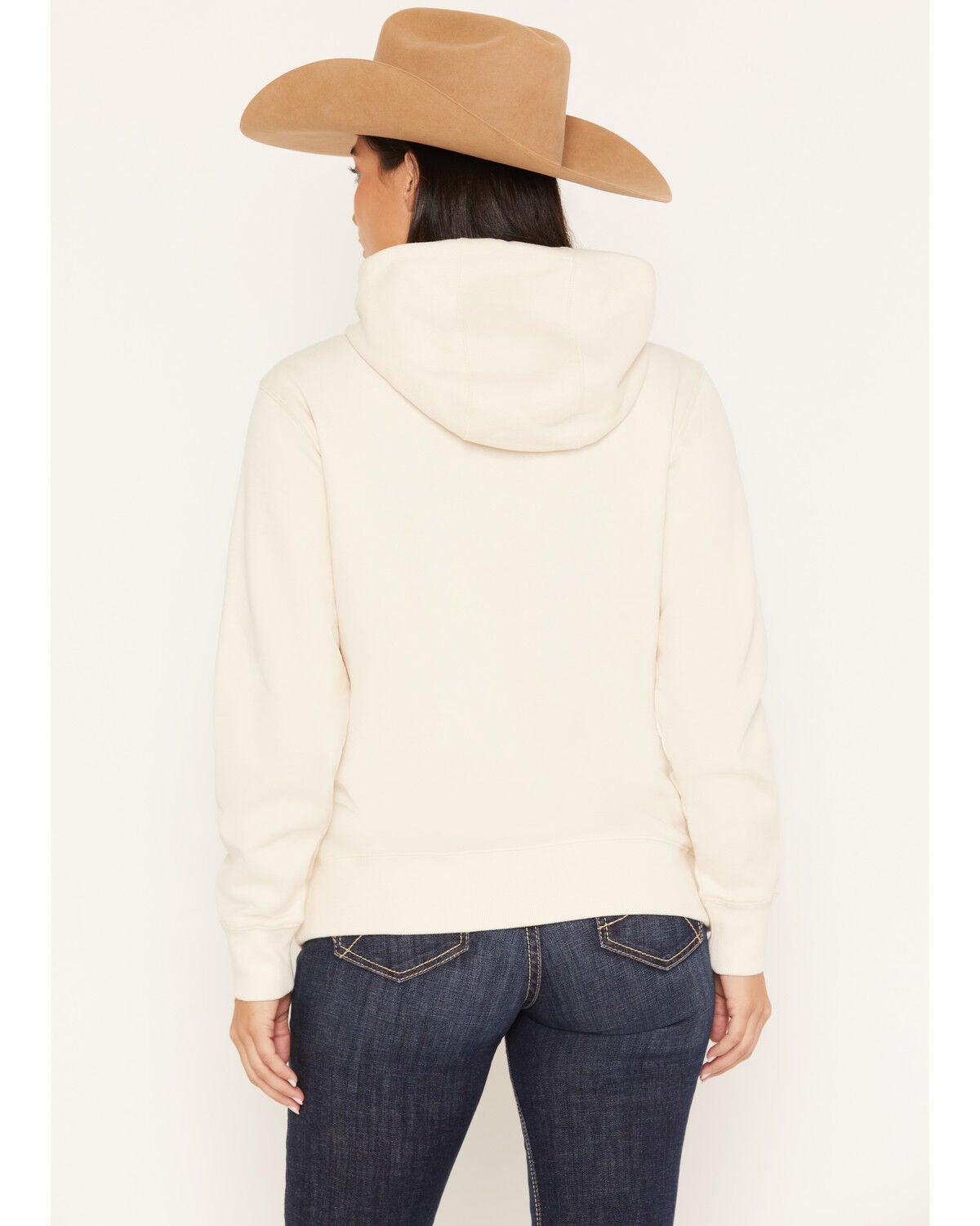 Image #4 - Ariat Women's Graphic Hoodie, Cream, hi-res