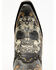 Corral Women's Floral Skull Embroidery & Studs Western Boots - Snip Toe, Black, hi-res