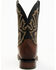 Image #5 - Dan Post Men's 11" Imperial Cowboy Certified Western Performance Boots - Broad Square Toe, Brown, hi-res