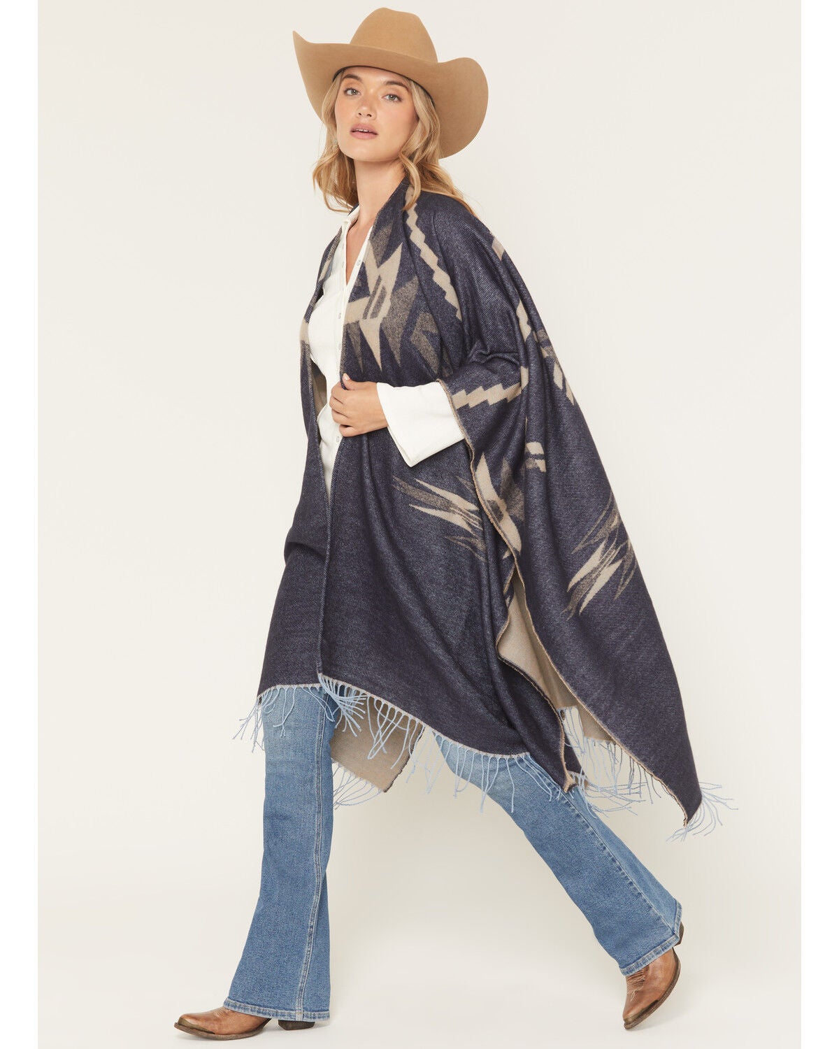Image #5 - Idyllwind Women's Marydale Shawl, Khaki, hi-res