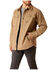 Image #3 - Ariat Men's Rebar Canvas Long Sleeve Snap Shirt Jacket, Beige, hi-res
