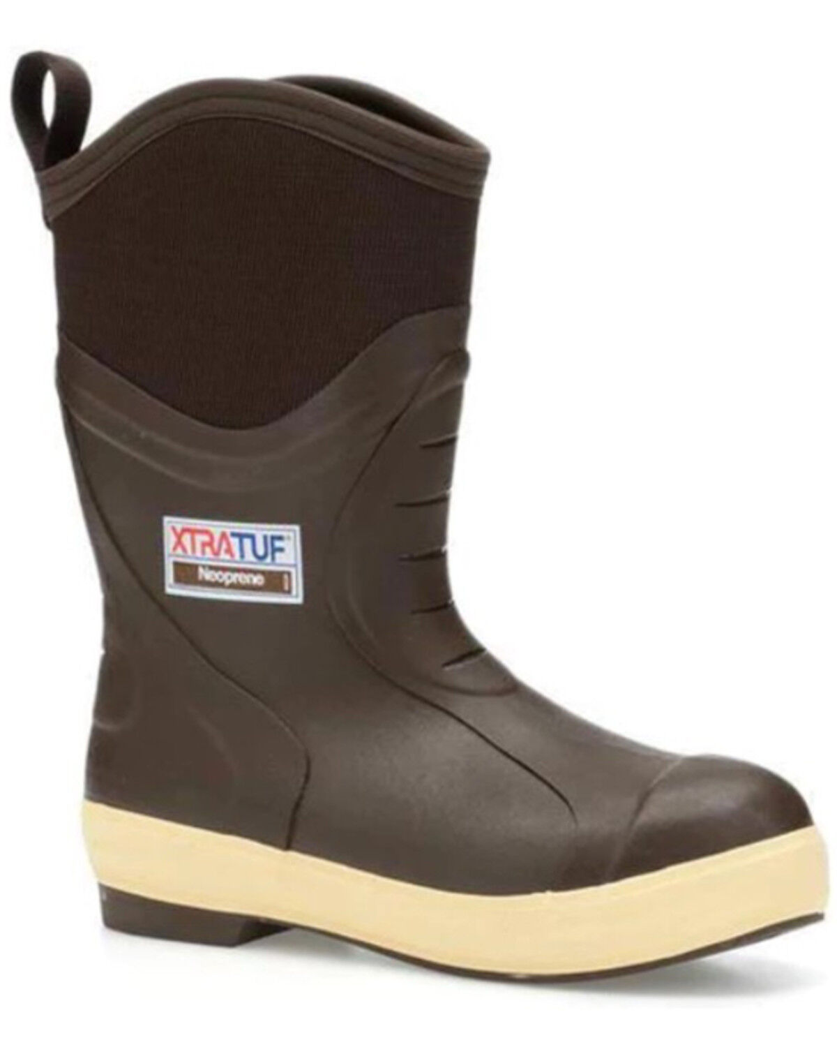 Image #1 - Xtratuf Men's 12" Insulated Elite Legacy Boots - Round Toe, Brown, hi-res