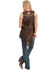 Kobler Leather Women's Yucaipa Fringe & Rhinestone Leather Vest, Brown, hi-res