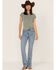 Image #2 - Free People Women's Be My Baby Tee, Olive, hi-res