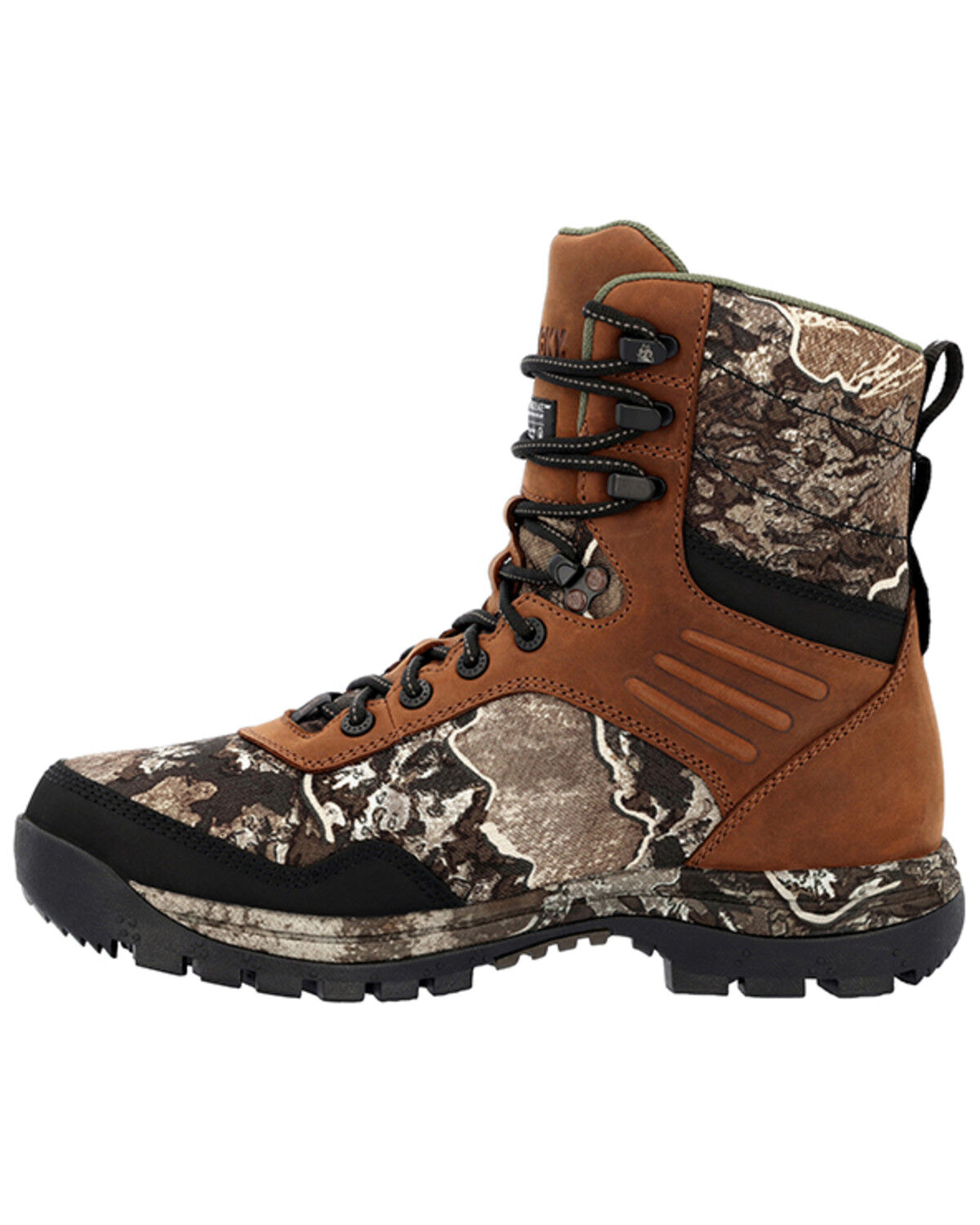 Image #3 - Rocky Men's Lynx Waterproof 400G Insulated Hunting Boots - Round Toe, Brown, hi-res
