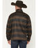 Image #4 - Ariat Men's Caldwell Southwestern Print Full Zip Sweater, Navy, hi-res