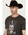 Image #2 - Moonshine Spirit Men's Bottle Lines Short Sleeve Graphic T-Shirt, Charcoal, hi-res
