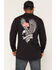 Image #1 - Hawx Men's Built For The Job Long Sleeve Graphic Work T-Shirt, Black, hi-res