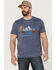 Flag & Anthem Men's Scenic Mountain Burnout Graphic T-Shirt , Navy, hi-res