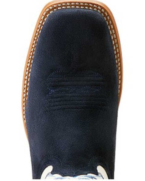 Image #4 - Ariat Men's Sting Roughout Western Boots - Broad Square Toe , Blue, hi-res