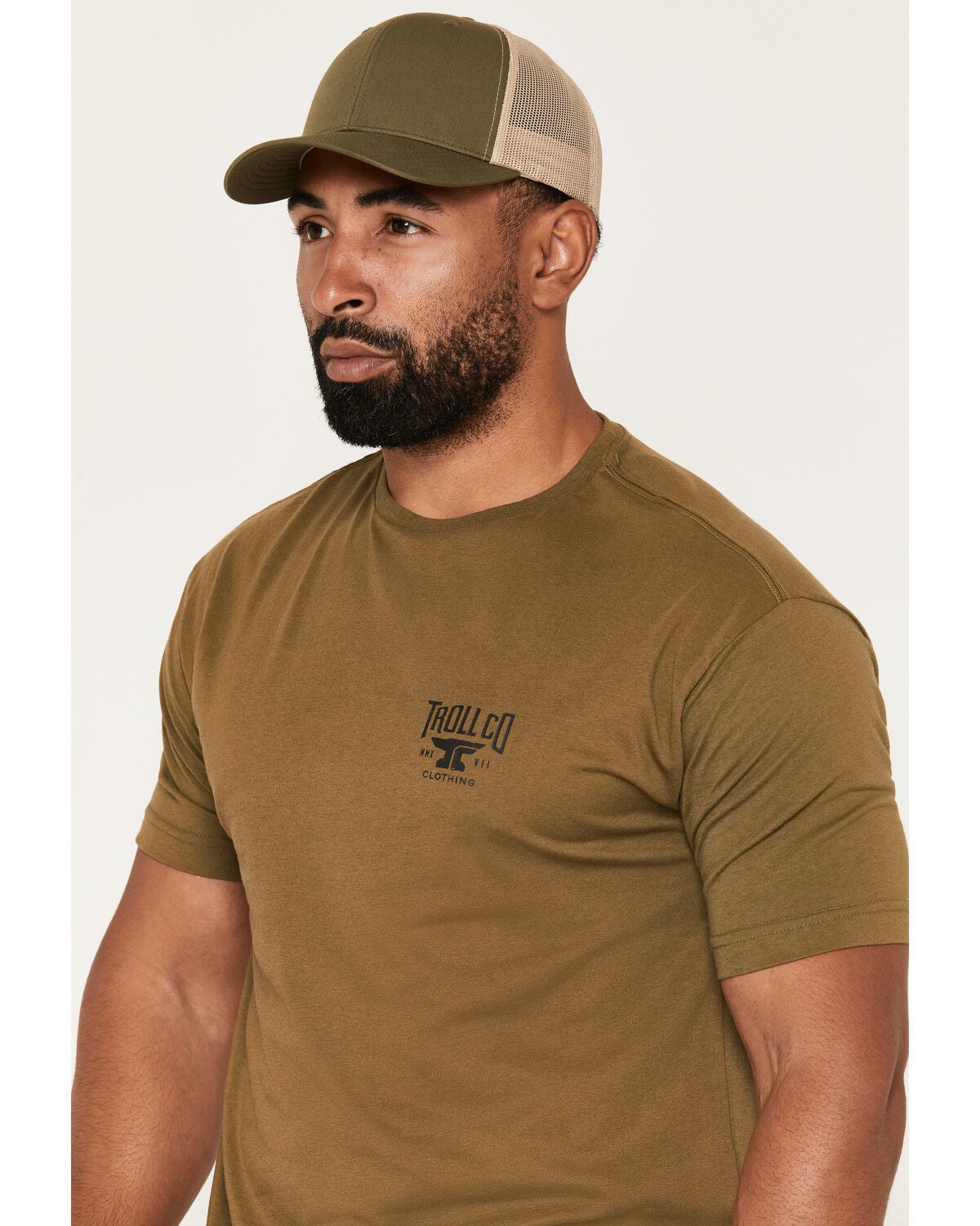Image #2 - Troll Co Men's Pay Me Short Sleeve Graphic T-Shirt, Green, hi-res