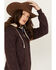 Image #2 - Ariat Women's R.E.A.L Sherpa-Lined Full Zip Hoodie , Maroon, hi-res