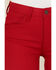 Image #2 - Wrangler Retro Women's Wrancher High Rise Straight Stretch Denim Jeans, Red, hi-res
