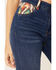Ranch Dress'n Women's Hayes Southwestern Pocket Bootcut Jeans, Blue, hi-res