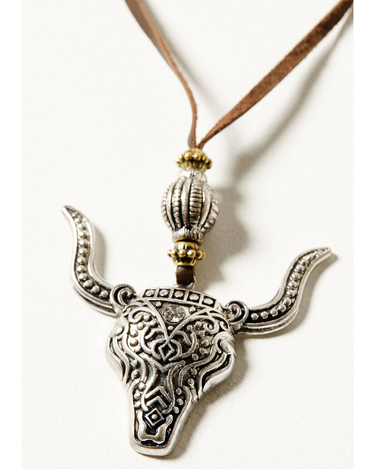 Image #2 - Shyanne Women's Sierra Winter Longhorn Necklace, Multi, hi-res