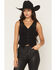 Image #1 - Idyllwind Women's Solid Button-Down Fashion Vest, Black, hi-res