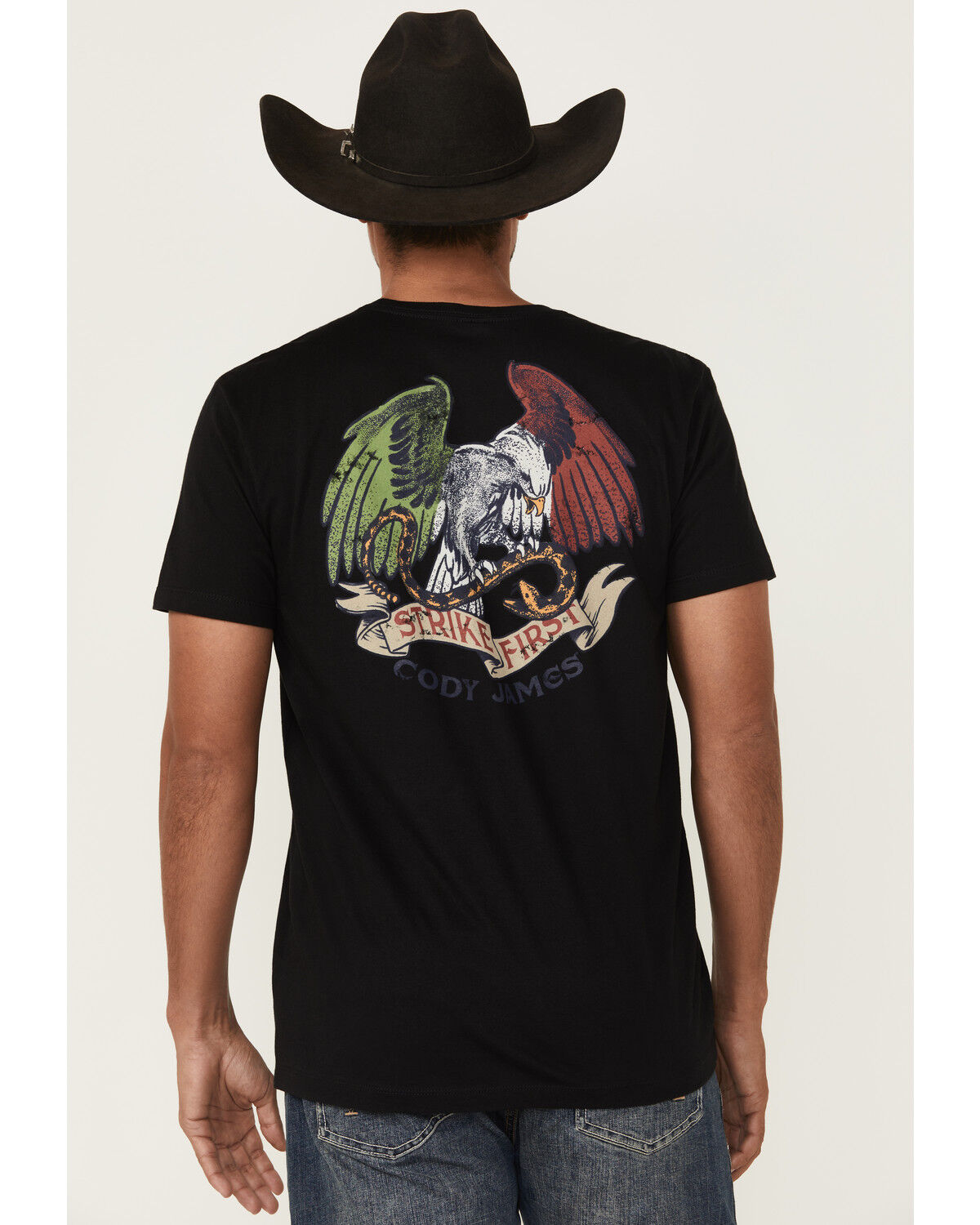Image #1 - Cody James Men's Manolito Short Sleeve Graphic T-Shirt, Black, hi-res