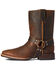 Ariat Men's Top Bar Brown Harness Patriot Ultra Full-Grain Western Boot - Broad Square Toe, Brown, hi-res