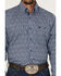 Image #3 - George Strait by Wrangler Men's Floral Print Long Sleeve Button-Down Stretch Western Shirt, Blue, hi-res