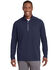 Image #1 - Sport Tek Men's Navy Sport Wick Textured 1/4 Zip Pullover Work Sweatshirt , , hi-res