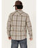 Image #4 - Brothers and Sons Men's Johnson Plaid Print Long Sleeve Button-Down Western Shirt, Medium Grey, hi-res