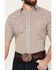 Image #3 - Ely Walker Men's Checkered Print Short Sleeve Snap Western Shirt, Brown, hi-res