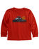 Carhartt Toddler Boys' Tractor Sweatshirt, Red, hi-res