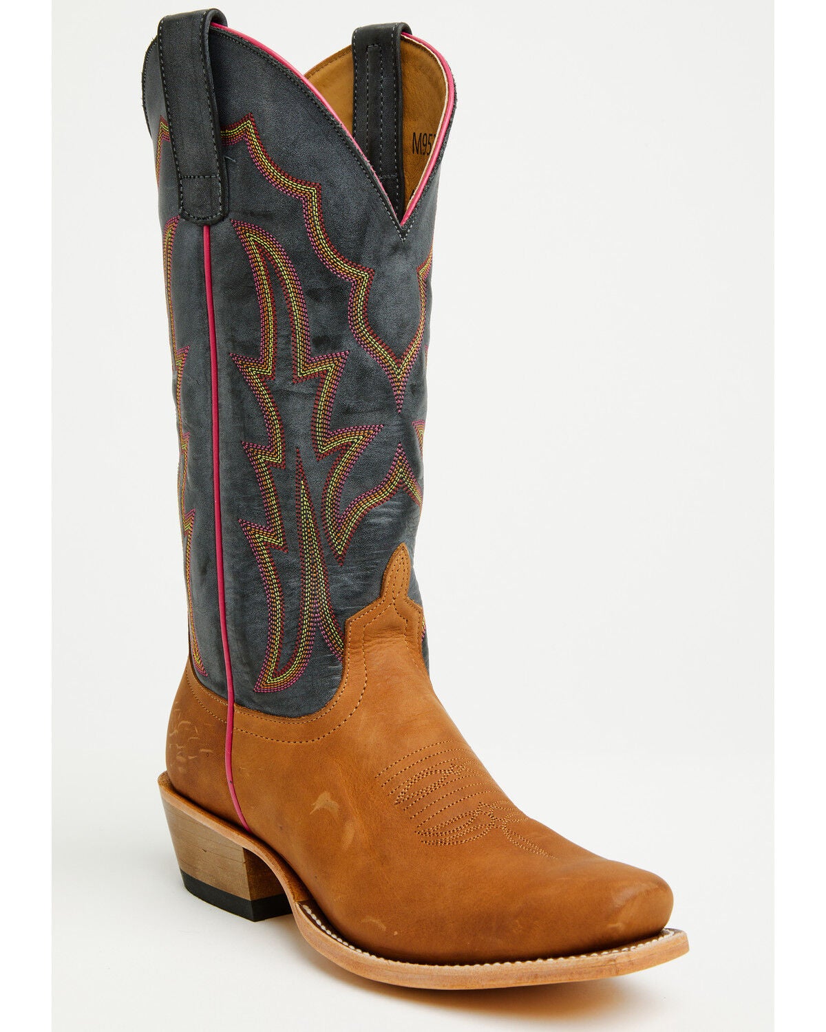 Image #1 - Macie Bean Women's Yippee Ki Heyyy Tall Western Boots - Square Toe, Tan, hi-res