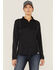 Image #1 - Ariat Women's Rebar Revolt 1/2 Zip Work Pullover, Black, hi-res