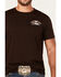 Image #4 - Rock & Roll Denim Men's Long Horn Short Sleeve Graphic T-Shirt, Brown, hi-res