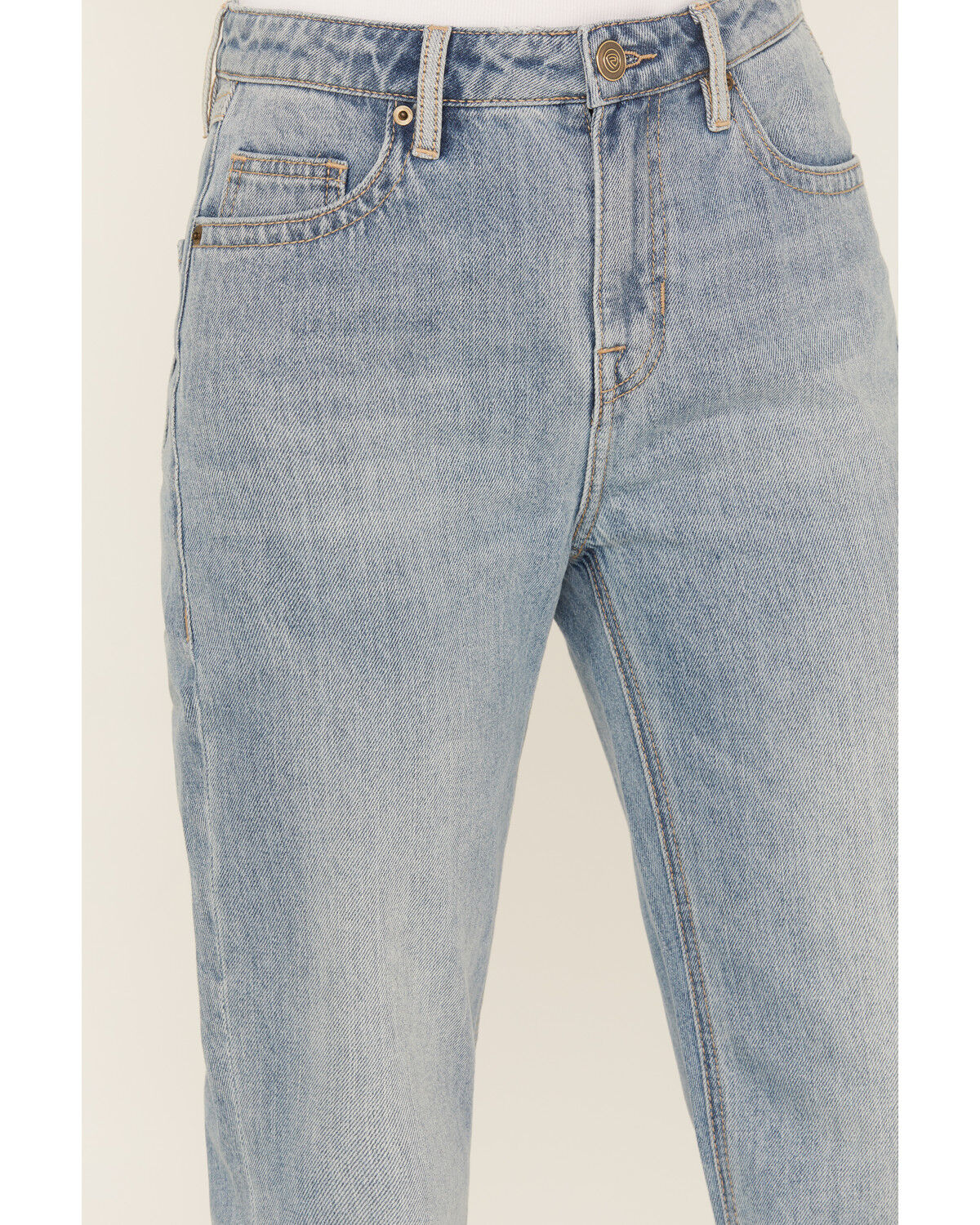 Image #2 - Rock & Roll Denim Women's Desperado Light Wash High Rise Bootcut Jeans, Light Wash, hi-res