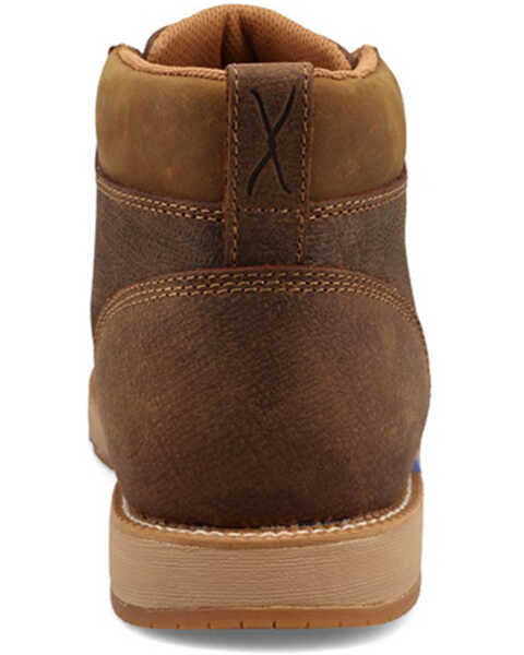 Image #5 - Twisted X Men's 6" CellStretch® Wedge Sole Casual Boots - Moc Toe, Brown, hi-res