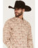 Image #2 - Ariat Men's Boot Barn Exclusive Fynn Paisley Print Long Sleeve Button-Down Western Shirt, Cognac, hi-res
